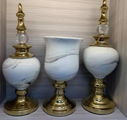 3Pcs European Ceramic Decor