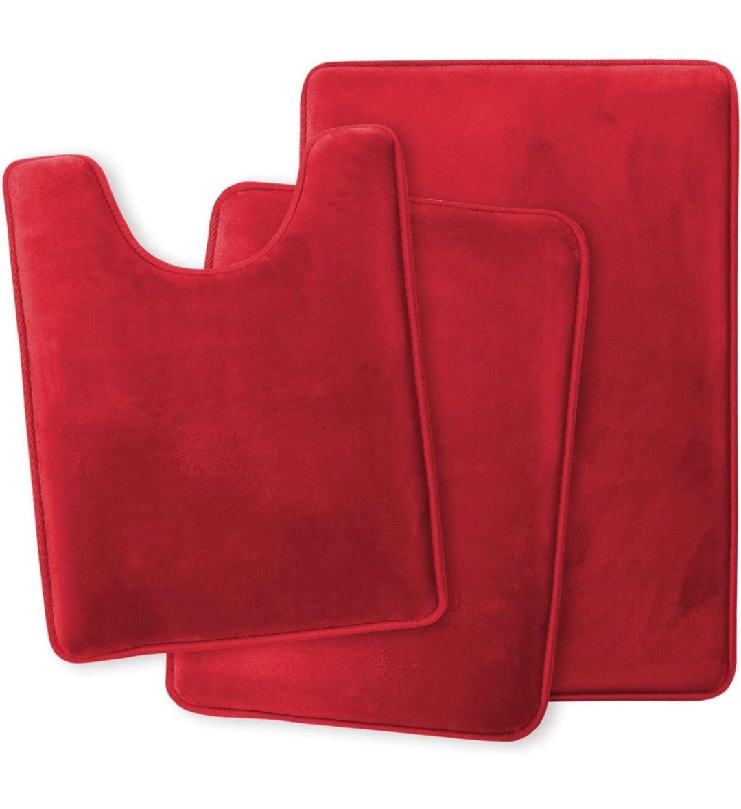 Memory Foam Bath Mat Set for Bathroom
