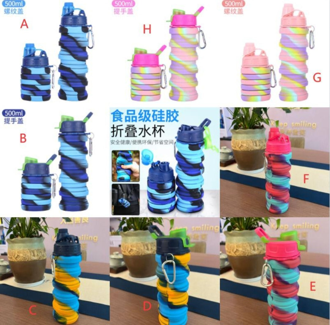 Expandable Silicon Water Bottle