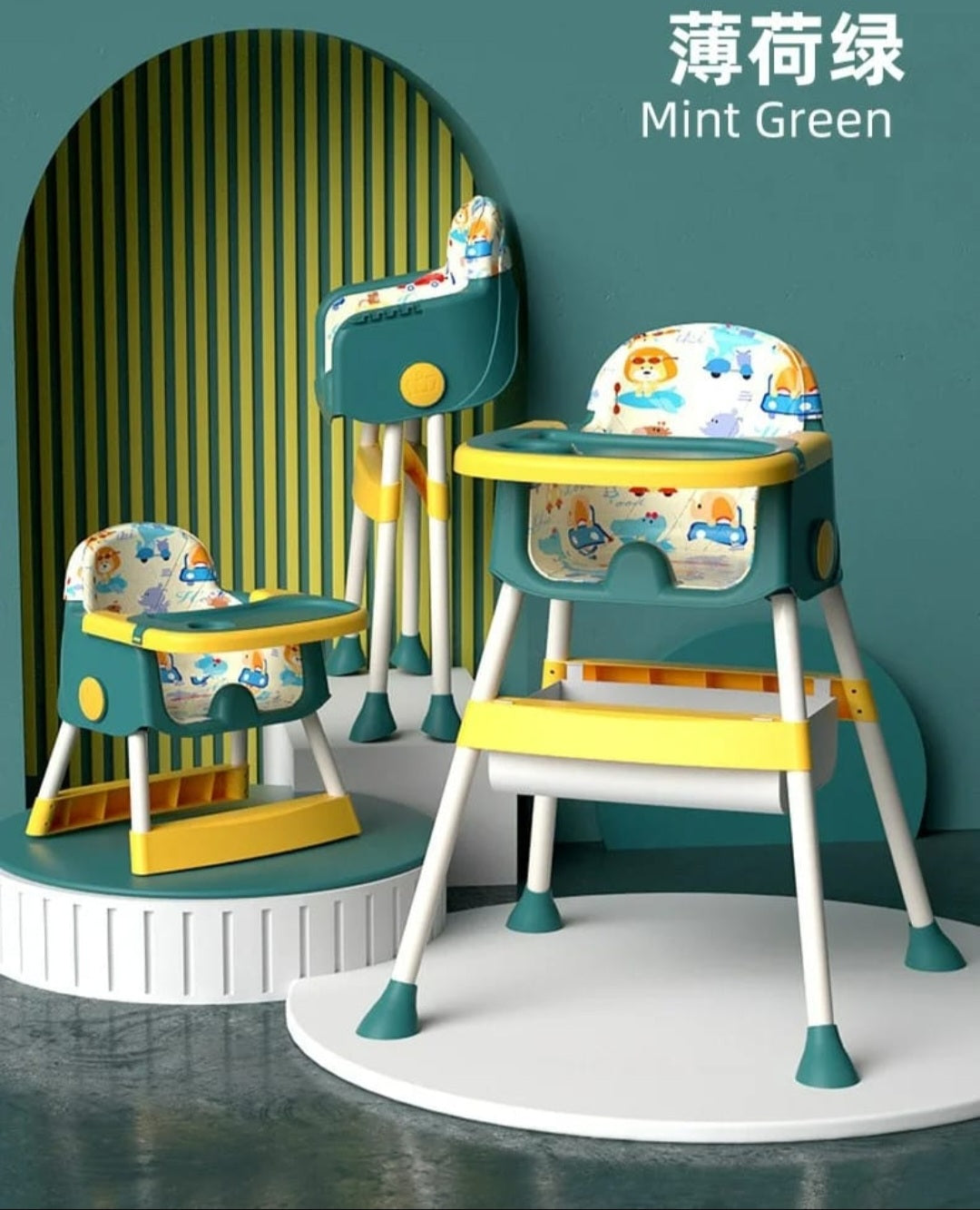 Adjustable Baby High Feeding Chair