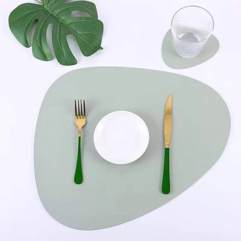 12Pcs Leather Placemats