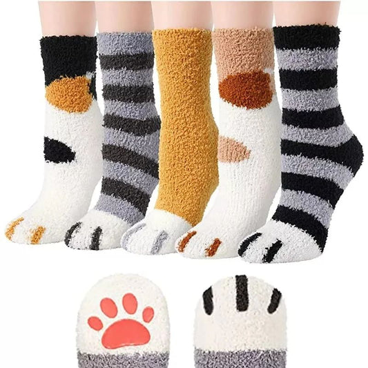 Fluffy Indoor Socks 2 Pairs