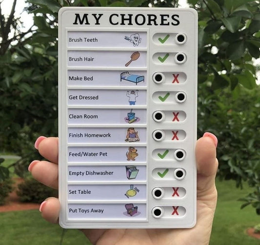 My Chores Kids Checklist Board