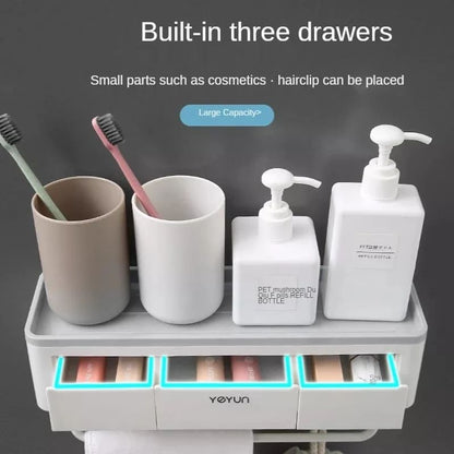 Bathroom Organizer with 3 Drawers