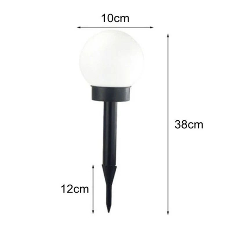 6Pcs Outdoor Ball Solar Garden Lights