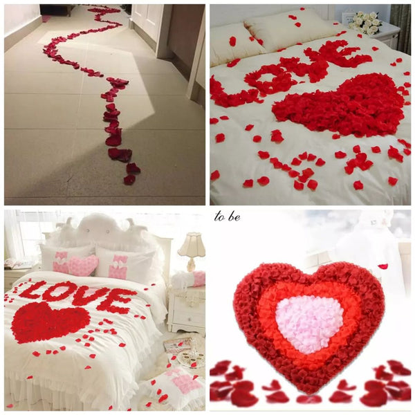 Artificial Red Rose Petals Set