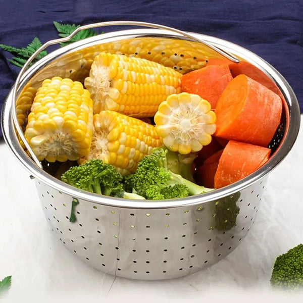 Stainless Vegetable Washing Basin/ Collander