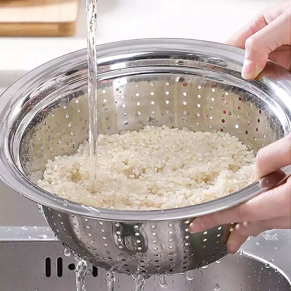 Stainless Vegetable Washing Basin/ Collander