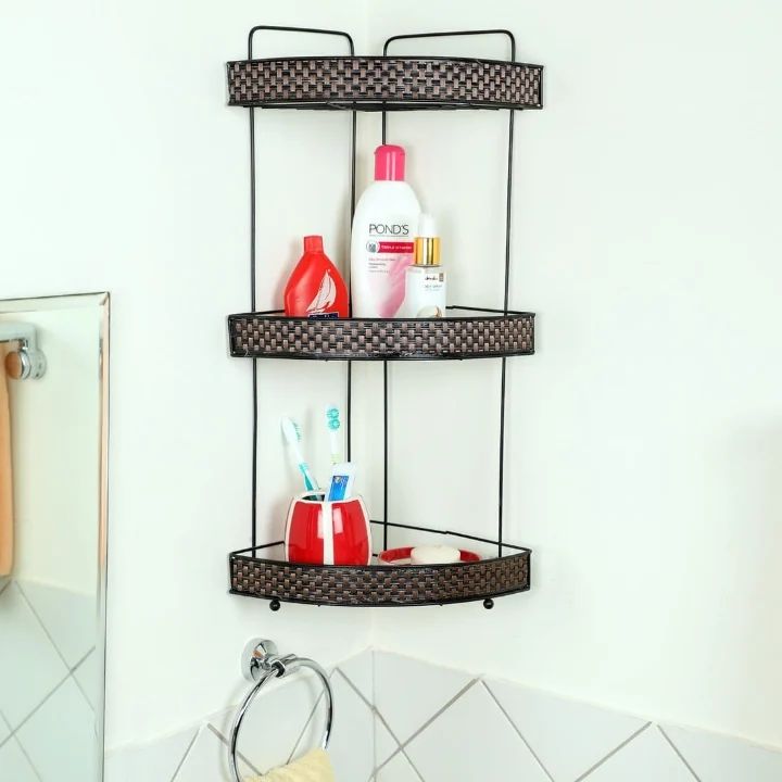 3Layer Steel Corner Shelves