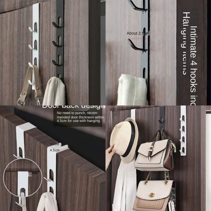 Behind the door hook rack