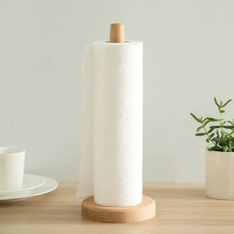 Wooden Bamboo Kitchen Towel Rack