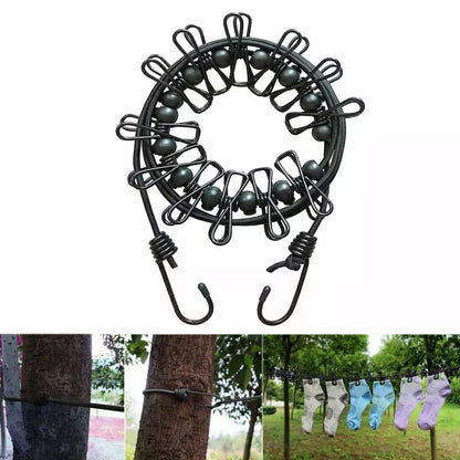 Portable Windproof Stretchy Clothesline