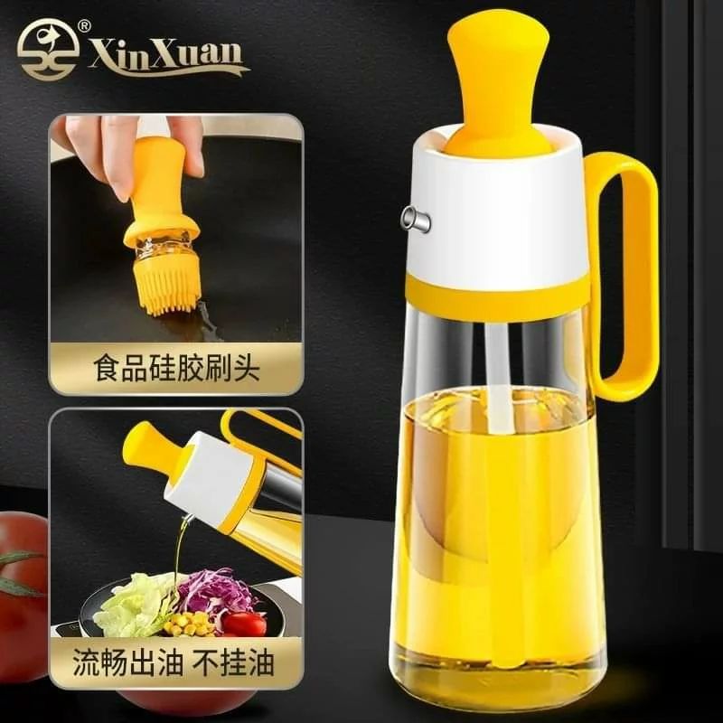 Oil Jar with Silicon Oil Brush
