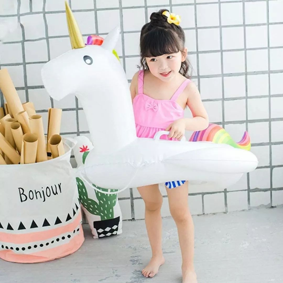 Duck Inflatable Swimming Ring Floater plus Pump