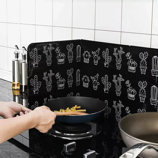 Kitchen Aluminium Foil Frying Pan Oil Splash