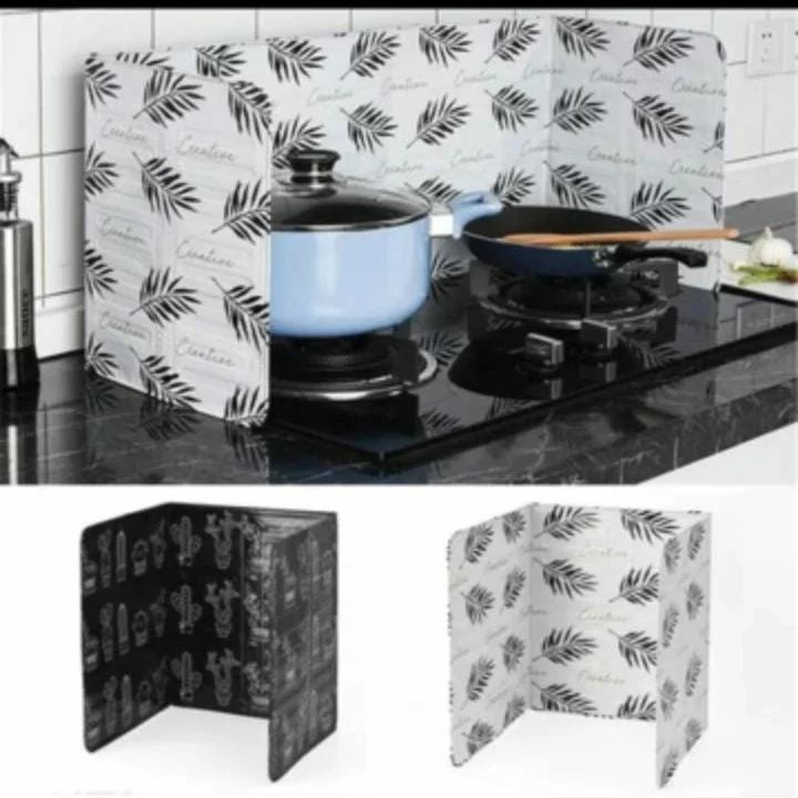 Kitchen Aluminium Foil Frying Pan Oil Splash