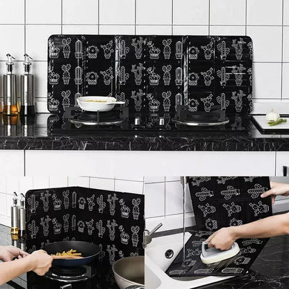 Kitchen Aluminium Foil Frying Pan Oil Splash