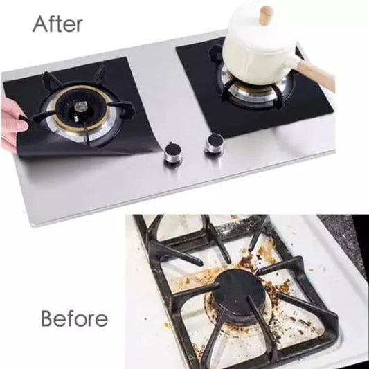 4Pcs Reusable Gas Burner Protectors