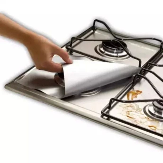 4Pcs Reusable Gas Burner Protectors