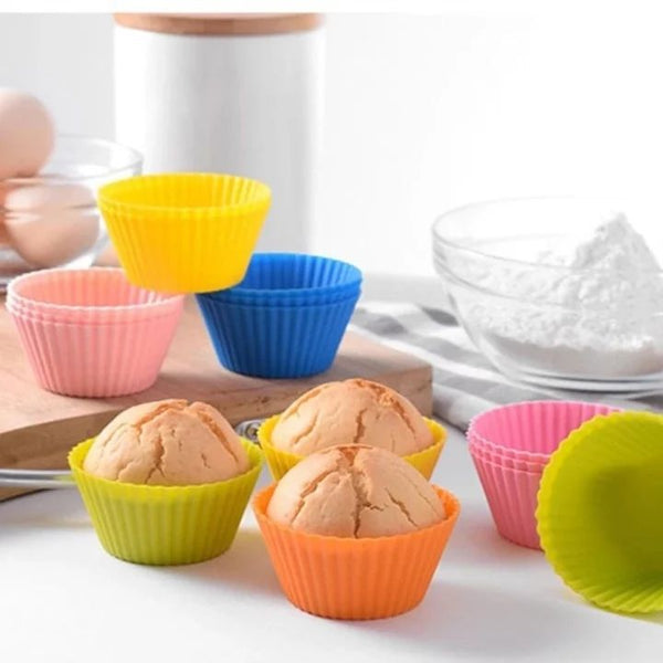 12Pc Silicon Cupcake Inserts