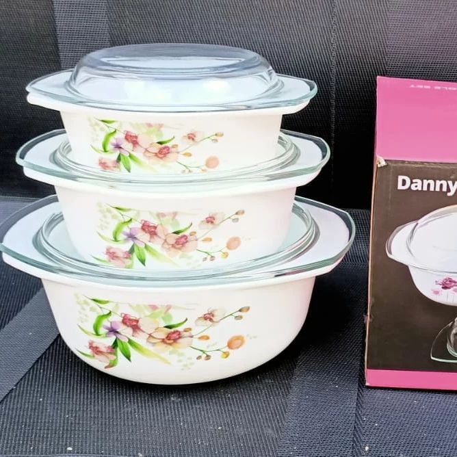 3Pc Casserole Set