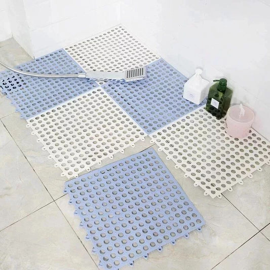 Cuttable Non Slip Waterproof Drain Hole Bath Shower Mat