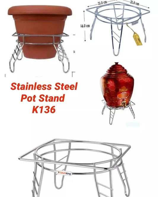 Stainless Steel Pot Stand/ Flower Pot