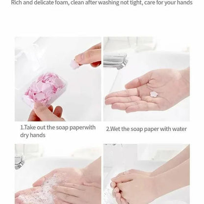 Cased Portable/Hamdbag Petal Soap