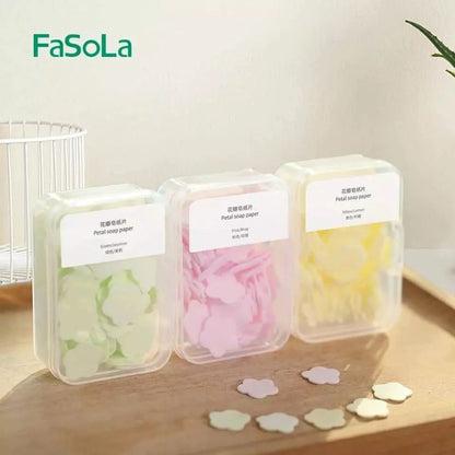 Cased Portable/Hamdbag Petal Soap