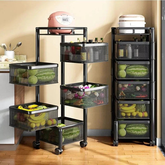Kitchen vegetable Rotating Rack