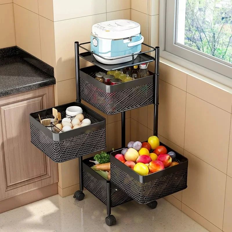 Kitchen vegetable Rotating Rack