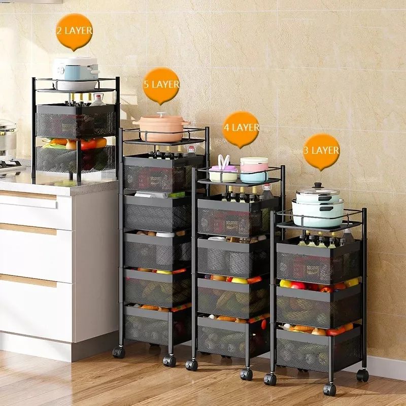 Kitchen vegetable Rotating Rack