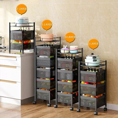 Kitchen vegetable Rotating Rack