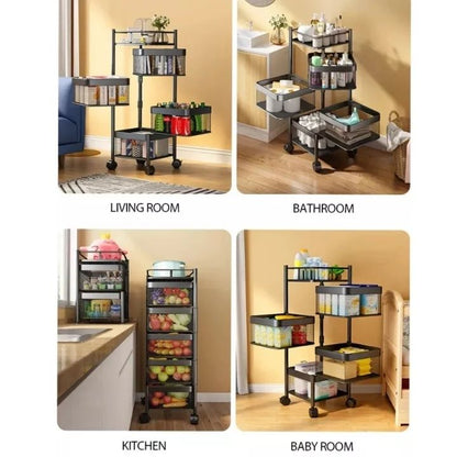 Kitchen vegetable Rotating Rack
