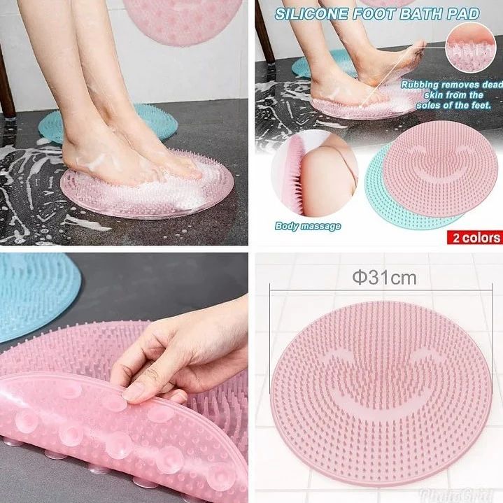 Bathroom Silicone Suction Lazy Foot Washing Brush