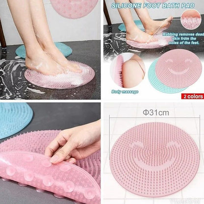 Bathroom Silicone Suction Lazy Foot Washing Brush