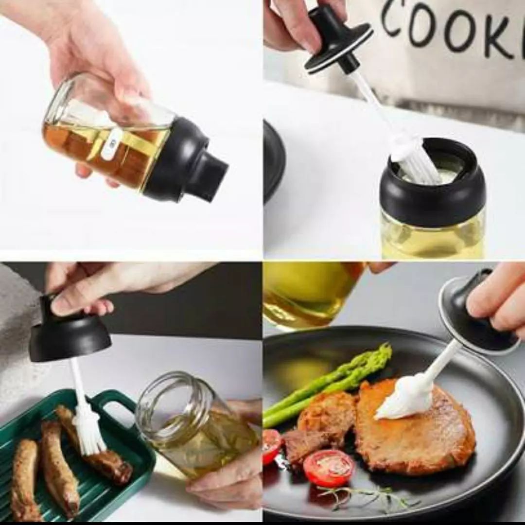 Glass spice jar