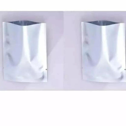 Silver Aluminium Mylar Foil Storage Bags-100pc