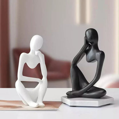 Thinker Statue Abstract Figure Sculpture