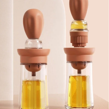 Oil Dispenser with basting brush