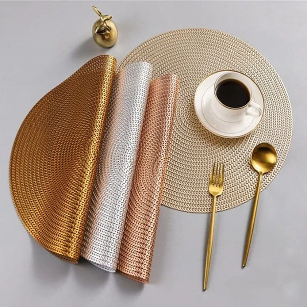 Nordic Round Tablemat-6Pc
