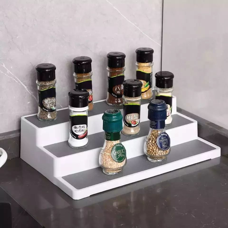 Three Layer Antislip Spice Rack