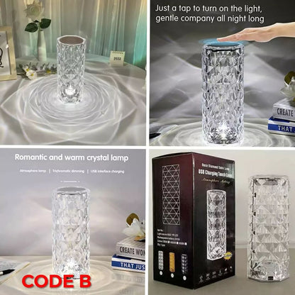 Touch Crystal Table Lamp