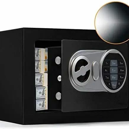 Mountable Steel Electronic Digital Mini - Safe Box