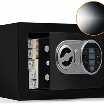 Mountable Steel Electronic Digital Mini - Safe Box