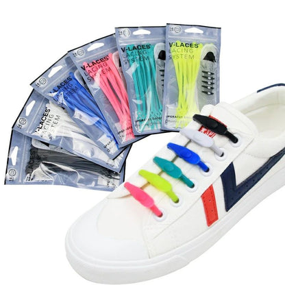 12Pcs Silicone Shoelaces
