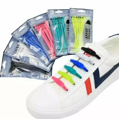 12Pcs Silicone Shoelaces