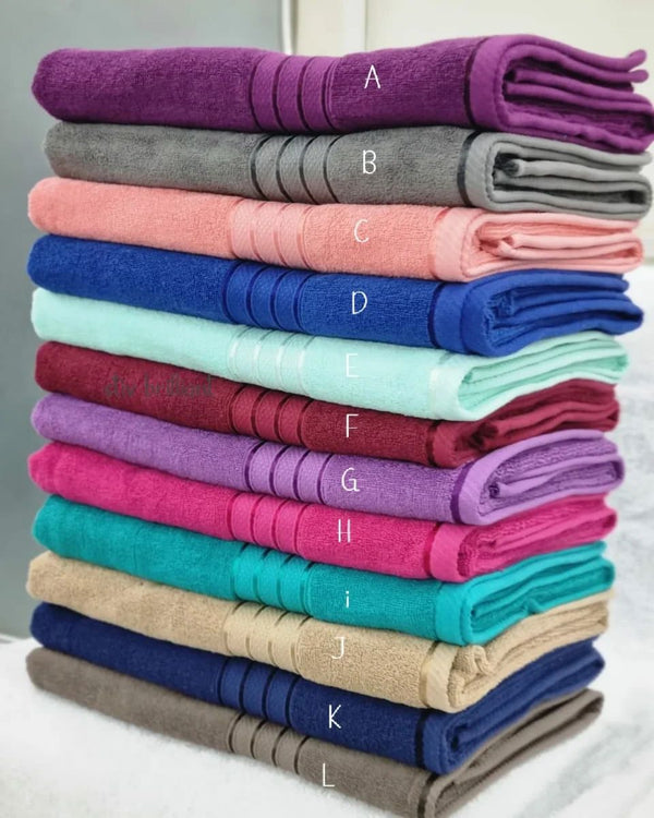 Coloured Bathing Towels