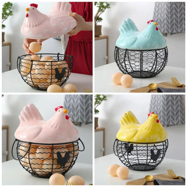 Egg Basket With Lid