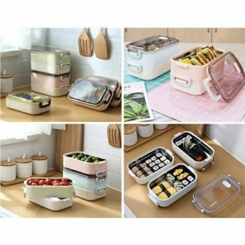 Double Layer Lunch Box
